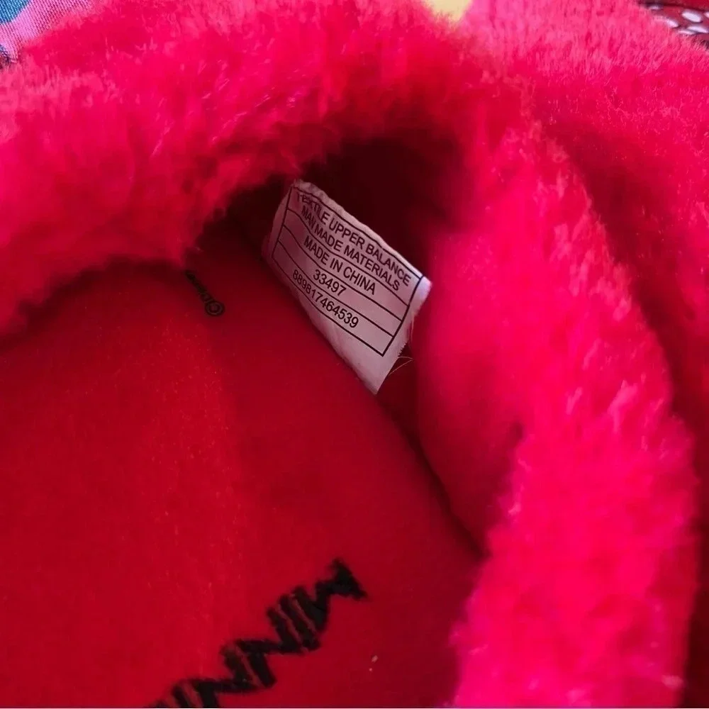 Disney's Slippers 13-1 Minnie Mouse Clog Red